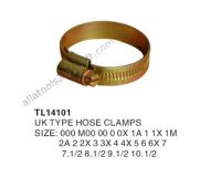 uk type hose clamps