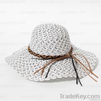 Sell Ladies Wide Large Brim Straw Hats(BX702)