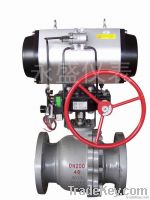 flanged SHUT OFF BALL VALVE, pneumatic way and electric