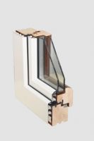 Wood-aluminum windows