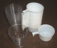 PLASTIC DISPOSABLE TEA CUPS