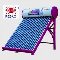 Compact nonpressure solar water heater