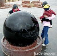 garden stone ball fountain