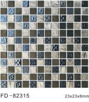 Stone carving &Glass mosaic tile, bathroom Mocaic tile(FD-82315)