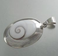 Shiva Shell 925 Sterling Silver Pendant