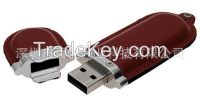 leather/PVC/plastic promotional USB flash rives From China