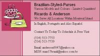Beautiful Brazilian Bag/Handbag/Purse - Contact (514) 513-7753