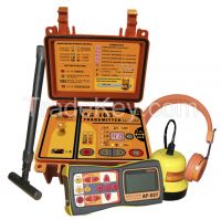 Water leak detector and pipe locator  in one set