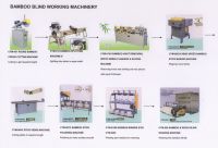 Bamboo & wood blind working machinery