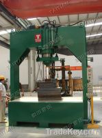 Hydraulic straightening press machine