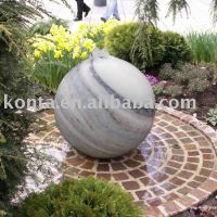 stone sphere fountain