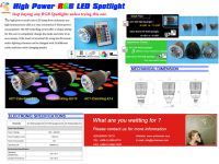 5W RGB LED SPOTLIGHT