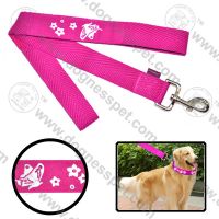 high quality embroided logo leashes/leads