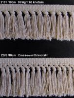 pre knotted fringes and fringes for carpets