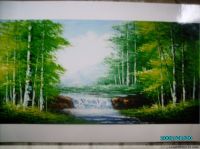 Hand Made Painting Of River