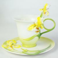 Bone China Coffee Cup(CCA002 yellow)