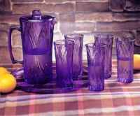 Juice Cups With Purple Color