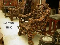 Chinese Antique Root-Carving Chairs