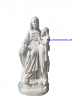 Viet Nam marble statue of St Anne - Tu Hung stone arts