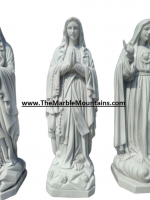 Viet Nam Marble Statue Of Mother Mary- Tu Hung Stone Arts