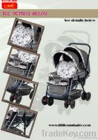 Comfortable twin baby stroller 2112