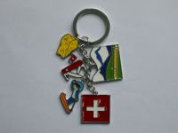 Country Theme Alloy Keychain