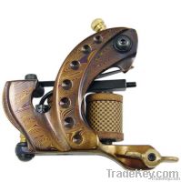 Top quality Damascus 10-12 coils (Shader or liner )Tattoo Machine