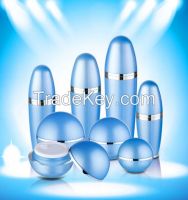 Ball cosmetic acrylic plasitic  container