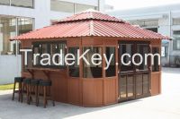 wood plastic composite gazebo