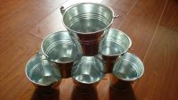 Galvanized bucket, metal pail