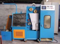 Fine wire drawing machine with continuous annealer