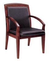wood conference arm chair