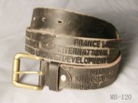 real leather men's belt