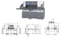 Hydraulic Double Digit-display Paper Cutting Machine