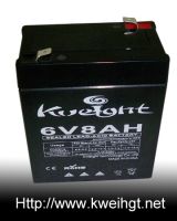 6V8AH lead acid battery