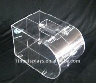 large acrylic candy bin with scoop holder