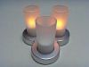 LED rechargeable tealight candle