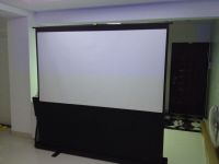 portable floor standing projector screen