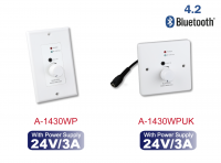 24W Wall Plate Audio Amplifier with CSR Bluetooth v4.2