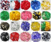 cheerleading dual-head pom poms custom style, color