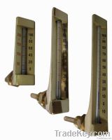 V shaped Glass Industrial Thermometer