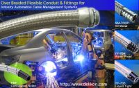Over Braided Flexible Conduit & Fittings For Industry Automation Cable