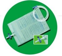 urine drainage bag without bottom outlet
