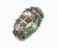 Jewelry Bracelets Bangle with Epoxy and Colored Stones