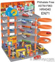 Plastic parking lot play set made of ECO-FRIENDLY material P2288A-3