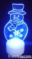 LED table decoration light-snowman