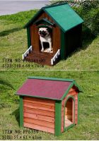 wooden pet kennel