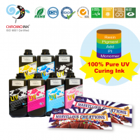 CHROMOINK UV curable ink (Rigid/Flexible) for Konica , Toshiba , Spectra, Seiko , Mimaki, Ricoh