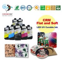 CHROMOINK LED UV curable inkjet ink(Rigid/Flexible) for Epson DX5/DX7, Konica, Ricoh Gen5/6  Printhead