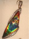 Ammolite Gemstone Pendant